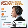 Delton M320 Wireless Active Noise Canceling Over-Ear Headphones, Bluetooth, Black (DHBM320)~#|#~0A23397C-68B7-47EE-9644127AB34DFD5D_sc7
