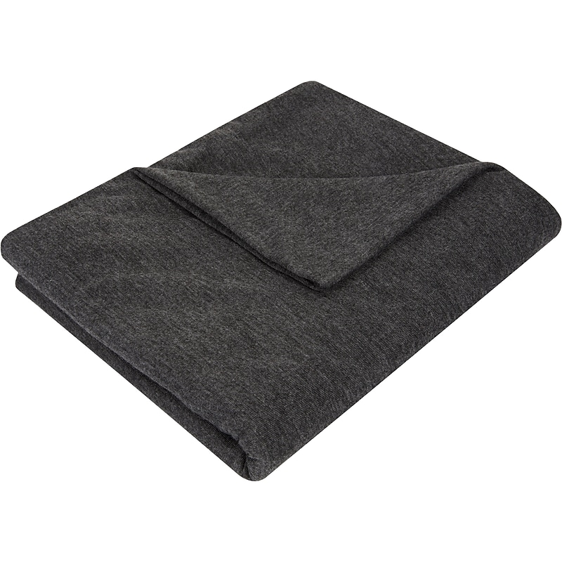 Travelon Fabric Travel Blanket, 60", Gray Heather (13514-51T) image 1
