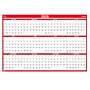 2026 Staples 32" x 48" Yearly Dry Erase Wall Calendar, White/Red (ST56781-26)~#|#~0A2B2F06-051A-4FB2-8339D5E9227B25A2_sc7