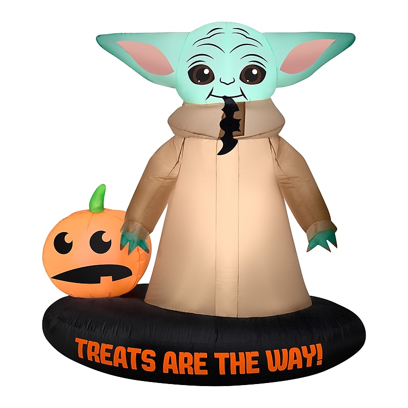 National Tree Company 78" Inflatable Halloween Mandalorian (GE9-228279) image 1