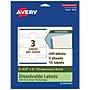 Avery Dissolvable Decorative Edge Multipurpose Labels, 2-3/8" x 8", Off-white, 15/Pack (94117)~#|#~0A2E321F-25CA-41AC-A570C32DF42633F6_sc7