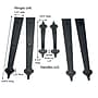 Household Essentials 66-Piece Decorative Garage Handle and Hinge Magnets for Steel Doors, Black (HH240)~#|#~0A3191BF-AF67-4631-A941C37FF320F54F_sc7