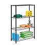 Honey-Can-Do 4-Tier 250lb. Capacity Shelving Unit, Black (SHF-01908)~#|#~0A32CED0-5163-4B26-81634E835B9B8F1C_sc7
