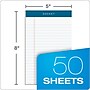 TOPS Docket Notepads, 5" x 8", Narrow Ruled, White, 50 Sheets/Pad, 12 Pads/Pack (TOP 63360)~#|#~0A34F969-7083-443E-9BE1C5DC66D7F7E3_sc7