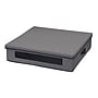 Household Essentials 74.8 Quart Wreath Storage Box with Lid, Fabric, Gray (52582-1)~#|#~0A3B00C8-E087-44D6-86343C58A09B630F_sc7