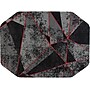Anji Mountain Rug'd Cracked Ice Carpet & Hard Floor Chair Mat, 36" x 48", Gray/Red (AMB9103)~#|#~0A3C054B-97B2-4AD3-AA2E7EC48ED03A13_sc7
