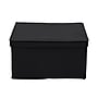 Household Essentials 10" Storage Bins, Reinforced Fabric, Black (HH7615-1)~#|#~0A3C4078-9212-4362-9B07A78E67C99DFA_sc7
