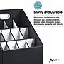 AdirOffice 12-Slot Roll File, 22.24"H x 15.55"W x 15.55"D, Black (ADI627-WBLK)~#|#~0A407339-B9E8-4CFB-BCDADC6B6FB26350_sc7