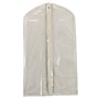 Household Essentials Suit Protector Garment Bag with Canvas Backing and Clear Front, Cream (HH311393)~#|#~0A40CA91-5E84-4AD3-877D063267677C76_sc7