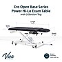 Viva Comfort XRO Electric Height and Back Adjustable Exam Table with Stirrups, 600 lbs Capacity, Black,(ADI903-22-BLK-MK)~#|#~0A46A347-6BAD-4BD5-AB61530ED82744CD_sc7