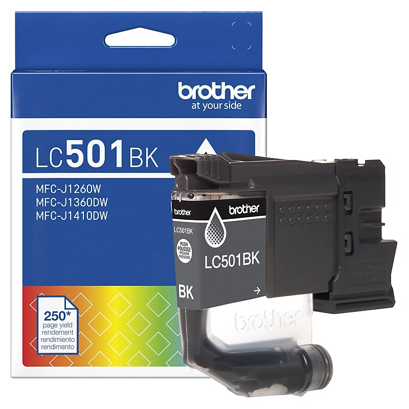 Brother LC501 Black Standard Yield Ink Cartridge (LC501BKS) image 1