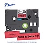 Brother P-touch Laminated Label Tape, ~3/4" x 26.2', Black on Red (TZe441)~#|#~0A4F4180-10F7-4238-A220A5D65761B548_sc7