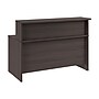 Bush Business Furniture Arrive 60"W Reception Desk with Shelf, Storm Gray (ARV001SG)~#|#~0A549083-6336-42E4-B45372D4AD42D141_sc7