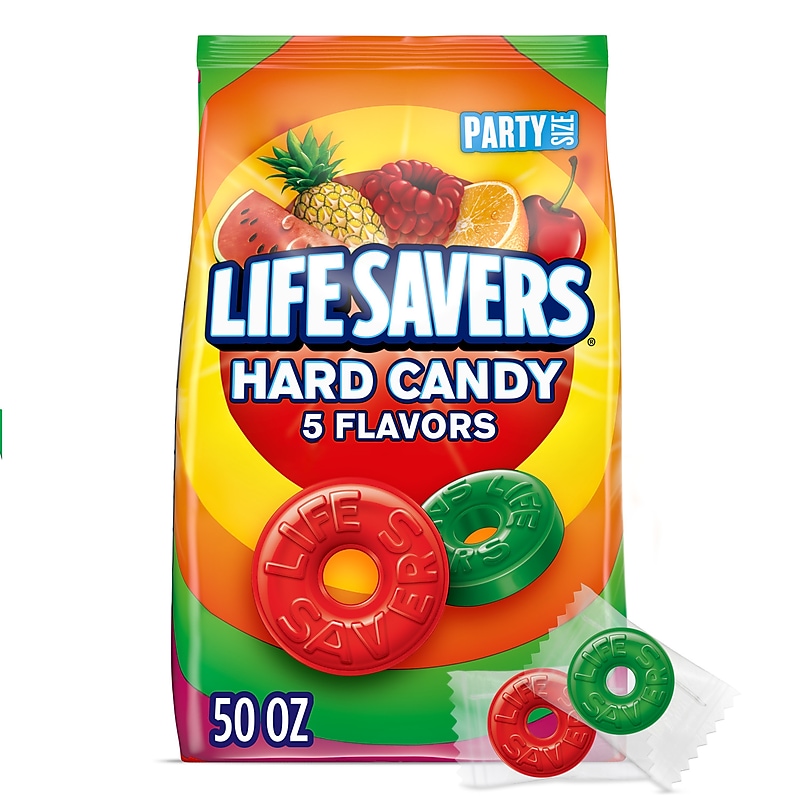 LifeSavers 5 Flavors Hard Candy, Assorted Flavors, 50 oz., 376 Pieces (WMW28098) image 1