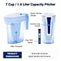 Culligan ZeroWater 7-Cup Pitcher (ZP-007RP)~#|#~0A594F0E-4372-4AE5-83AB07A6E131E53E_sc7