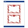 Avery Gold-Pink Bow Matte Blank Card, White, 20/Pack (S00-FFF)~#|#~0A5DC459-6278-49BB-B032320D63412DCC_sc7