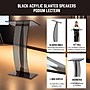 AdirOffice 47" Speaker Podium Lectern, Transparent Black (661-03-BLK)~#|#~0A60E1CD-7568-4356-BC1859A8D960C9A5_sc7