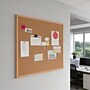 Staples Cork Bulletin Board, Oak Frame, 4' x 3' (ST52462-CC)~#|#~0A645B83-22B0-40E7-B84DC7D3A4A8A283_sc7