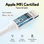 Delton Overtime USB-C/USB Wall & Car Chargers with Apple MFi Certified Cable for iPhone/iPad, White (CE14542A)~#|#~0A650691-A1D9-4BEB-BAF690641AD9BC0E_sc7