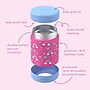 bentgo Kids Stainless Steel Insulated Food Jar, Rainbows and Butterflies, 11 oz. (BGKDJAR-RBO)~#|#~0A662B84-0641-430F-8DCC8994A81C4342_sc7