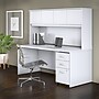 Bush Business Furniture Studio C 72"W Office Desk with Hutch and Mobile File Cabinet, White (STC011WH)~#|#~0A691175-90F7-4250-9749677180564CF6_sc7