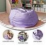 Flash Furniture Cotton Twill Oversized Dot Bean Bag Chair, Lavender (DGBEANLGDTPUR)~#|#~0A69C126-2835-484C-9371D24FC597AEDA_sc7