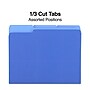 Staples File Folders, 1/3-Cut Tab, Letter Size, Blue, 100/Box (ST224527-CC)~#|#~0A6A75D1-FD72-441A-830E38BD32388B00_sc7