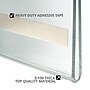 Azar Displays Self Adhesive Sign Holder, 11" x 17", Vertical, Wall Mounted, Clear, Acrylic, 10/Pack (122032)~#|#~0A6DB83B-348A-4A86-81B61F7D534DA1D2_sc7