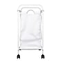 Household Essentials 3-Section Rolling Laundry Sorter, Polyester, White (HE1110)~#|#~0A6E8C9A-9163-4501-9396D302344B4721_sc7