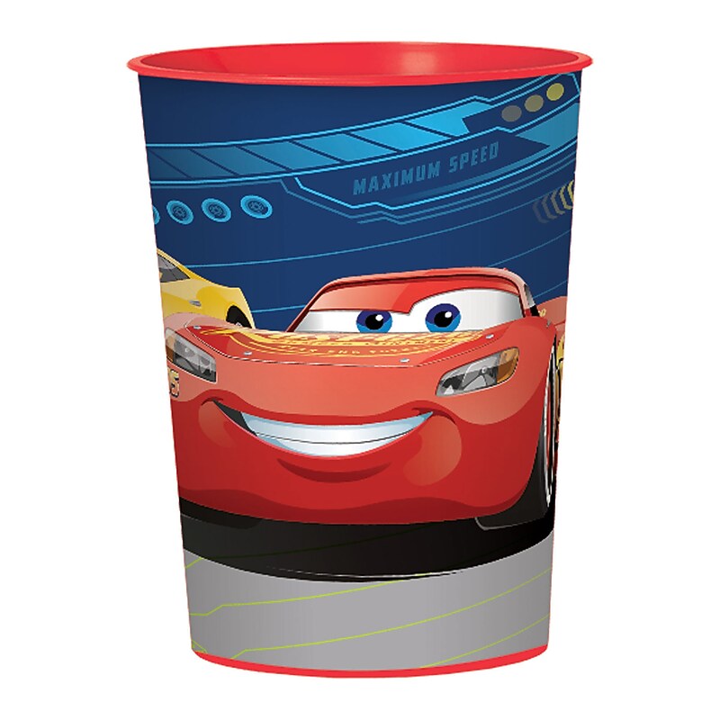 Party City Cars 3 Favor Cup, 16 oz. (AM421763) image 1
