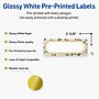 Avery Rectangle Multipurpose Labels, 1" x 2-5/8", White, 160/Pack (19479370462)~#|#~0A711685-E35C-4C1E-9C376D645E51F4AD_sc7