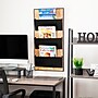 Mind Reader 3-Pocket Wood and Metal Wall Mountable Wall File, Letter Size, Black (WALLPOCKET-BLK)~#|#~0A718A96-7A67-4FB6-A2A0D1874352FB1E_sc7
