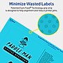 Avery Printable Rectangle Multipurpose Labels, 3" x 7", Bright Blue, 120/Pack (94250)~#|#~0A72B2F5-3222-4B88-A4A6A8F7D1E46043_sc7