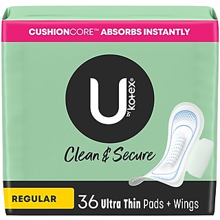 U by Kotex Click Super Compact Tampon, Unscented, 32/Pack (51584