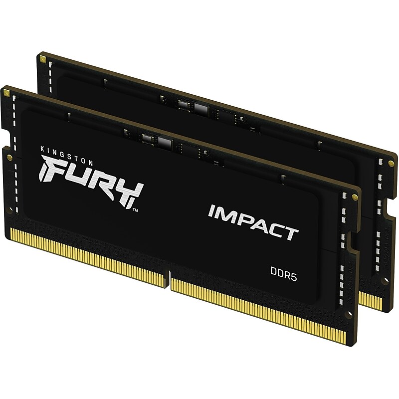 Kingston FURY Impact 64 GB (2 x 32GB) DDR5 SDRAM Memory (KF548S38IBK2-64) image 1