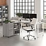 Bush Business Furniture Hustle 72"W Computer Desk and Storage Cabinet with Drawers and Shelves, Platinum Gray (HUS010PG)~#|#~0A7784B3-8476-4E9B-A5EE883C1FADD4BF_sc7