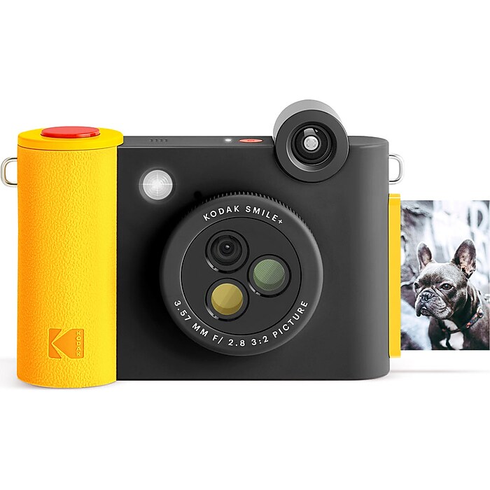 Kodak Smile+ 5 Megapixels Digital Instant Print Camera, Black