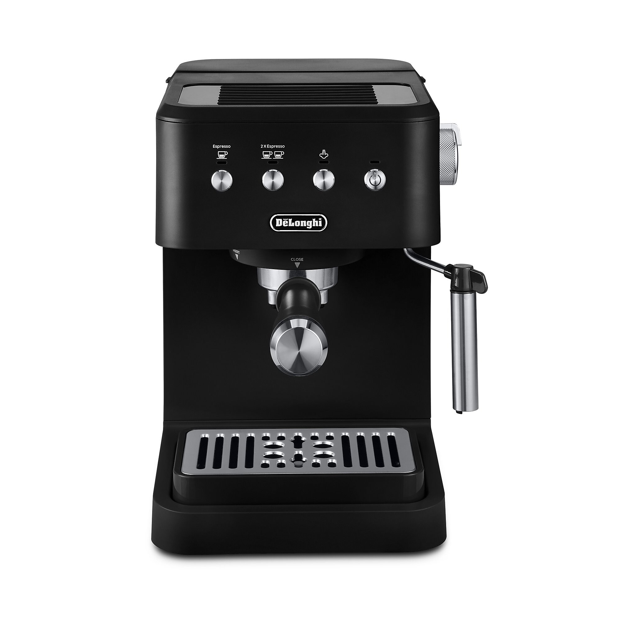 De’Longhi Stilosa 2-Cups Steam Espresso Machine, Black (EM350BK) Sansujyuku sansujyuku.com