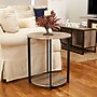 Household Essentials Jamestown Round Side End Table with Storage Shelf, Ashwood/Black (HH8080-1)~#|#~0A7B23C6-0C73-4F37-94646936B389CE8F_sc7