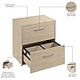 Bush Business Furniture Hustle 2-Drawer Lateral File Cabinet, Letter/Legal Size, Lockable, Natural Elm (HUF130NESU)~#|#~0A7CD278-9E84-4059-89816457F2B4C830_sc7