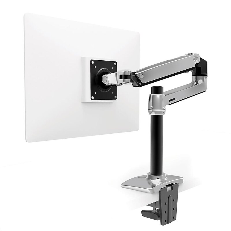 Ergotron LX Adjustable Desk Mount Monitor Arm, Up to 34" Monitor, Polished Aluminum (45-295-026) image 1