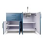 Viva Comfort 36.32'' H x 48" L Medical Cabinet with Right Sink, 4-Doors, 2-Drawers, Blueberry (902BASE48RSBL)~#|#~0A7F5F07-03FD-4DA5-B98F8AEF9CC5F927_sc7