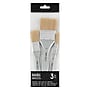 Liquitex Short Handle Mixed Media Natural Hog Hair Bristles Assorted Brush, 3/Set (LIQ3699368)~#|#~0A7FD9B0-0031-43F1-A0CD90FCB681046F_sc7