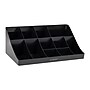 Mind Reader 11 Compartment Plastic Condiments Countertop Organizer, Black (COMORG-BLK)~#|#~0A819753-2671-4083-B74568FE86795F64_sc7