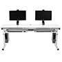 VersaDesk 60"W Basic Computer Table, White (BCT6024-WW)~#|#~0A850D4B-A274-493F-9AD5264F10C58172_sc7
