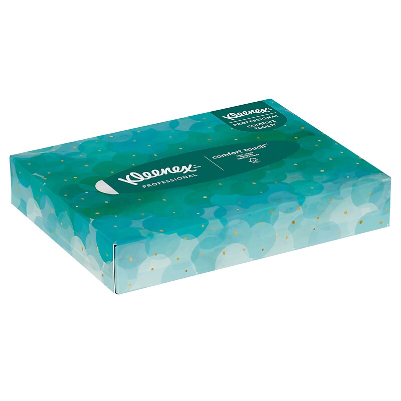 Kleenex Junior Facial Tissue, 2-ply, 48 Tissues/Box, 64 Boxes/Pack (21195) image 1