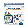 Learning Resources MathLink Cubes Brain Puzzle Challenge (LER9336)~#|#~0A8DFAB2-9EB1-4969-A6EB19D49A3F9508_sc7
