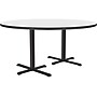 Correll 60" Round Dry-Erase Markerboard Cafe Table, Frosty White/Black (BCT60DER-80)~#|#~0A9A51F6-9D2E-4461-9F4417173BB50A44_sc7