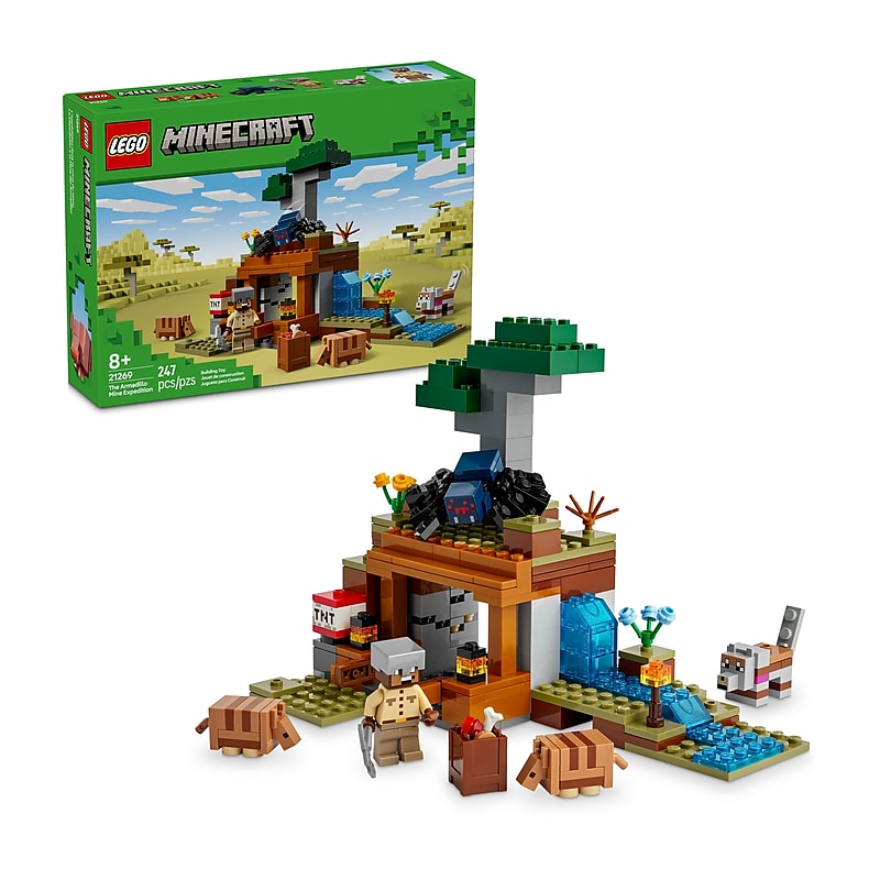 LEGO Minecraft The Armadillo Mine Expedition, 247 Pieces (21269) image 1