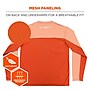 Chill-Its 6689 High Visibility Long Sleeve T-Shirt, Orange, X-Large (12180)~#|#~0A9B7BA3-CCD8-4F42-B4C5CD5E50ECFF56_sc7
